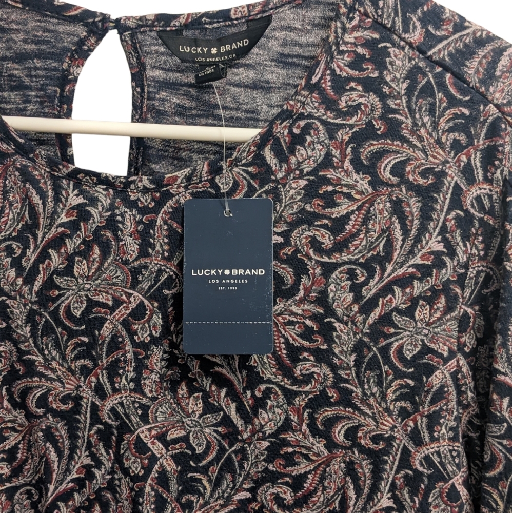 🆕 Lucky Brand Floral Long Sleeve S - Picture 3 of 3